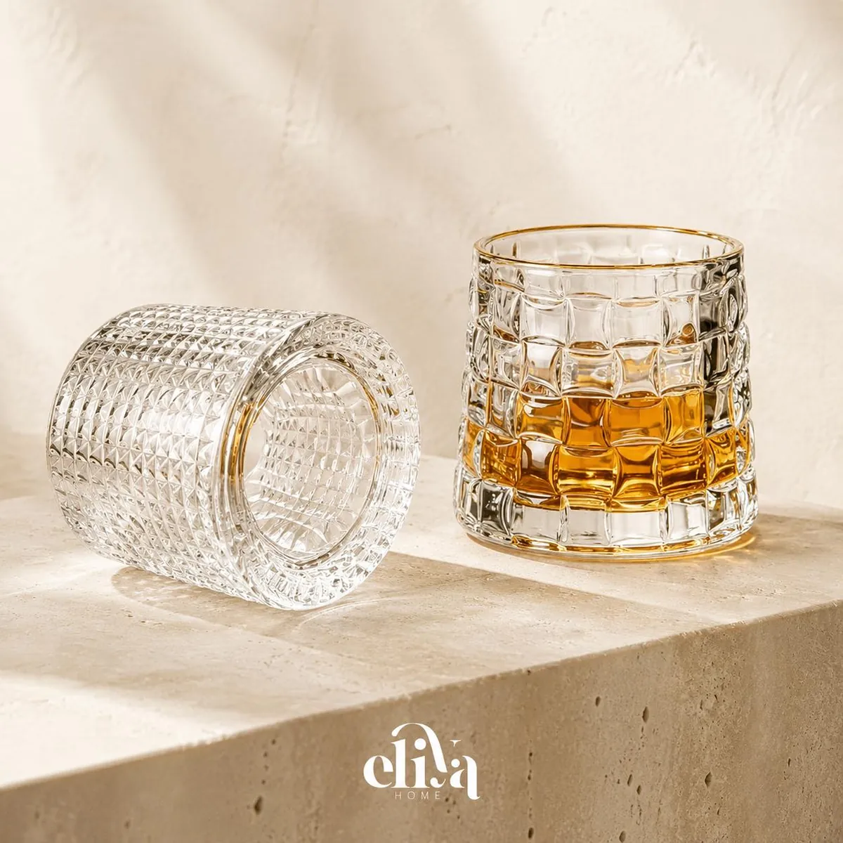 Elegant Trendy Ice Glass Set