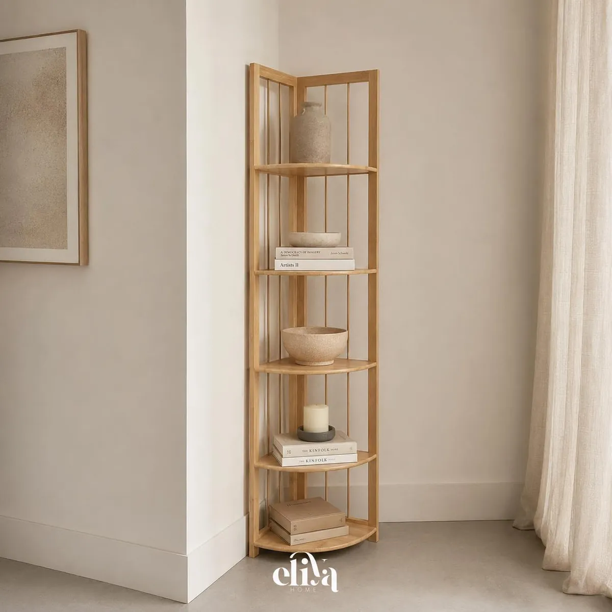 Bamboo Wood Shelves