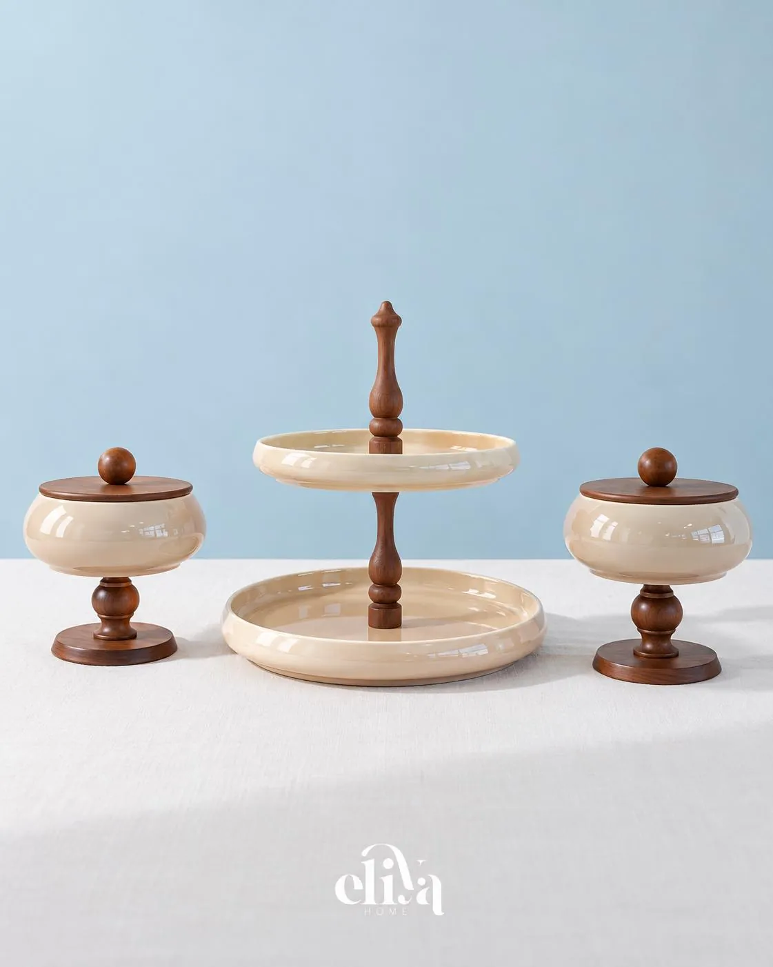 Wooden Serving Set