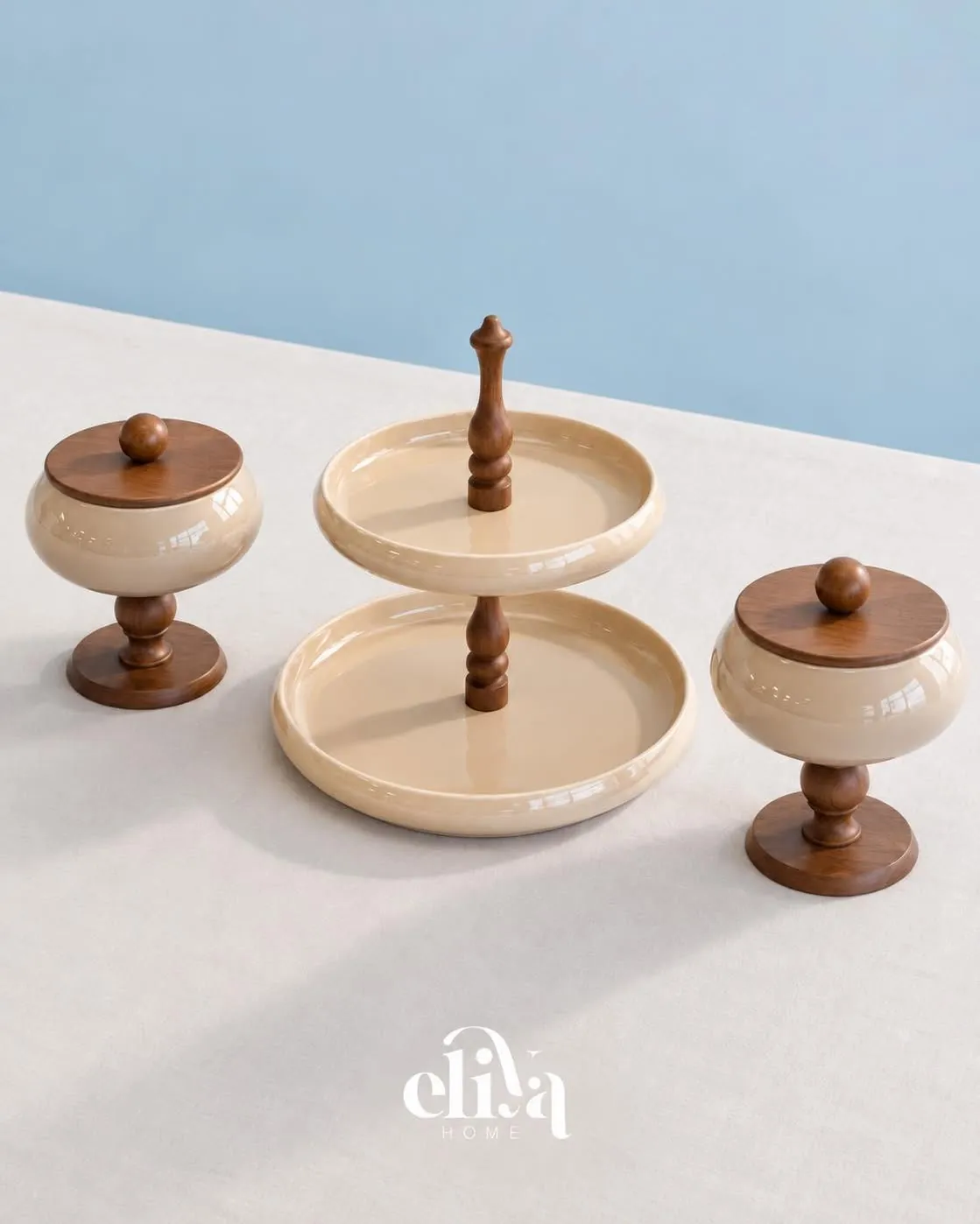 Wooden Serving Set