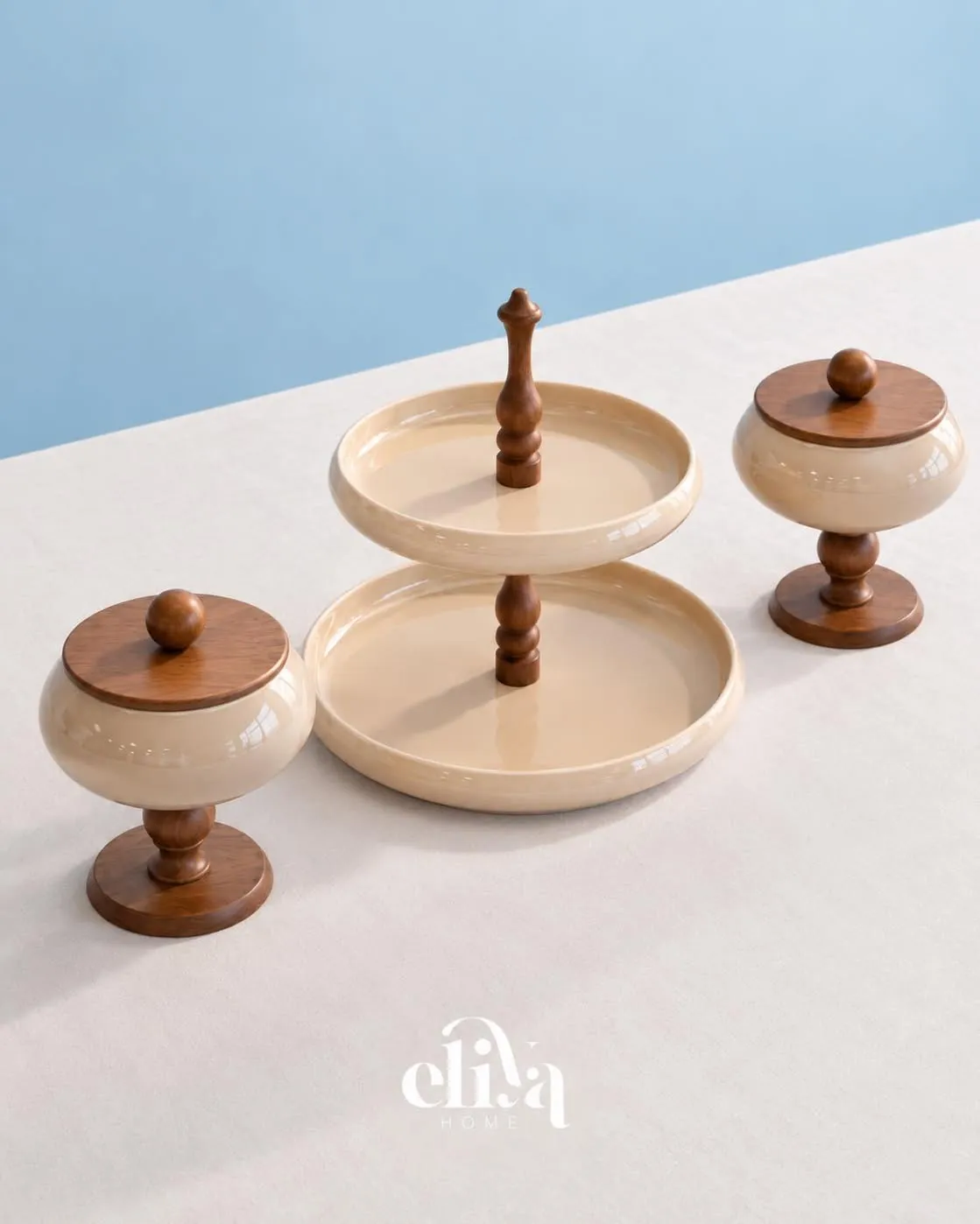 Wooden Serving Set