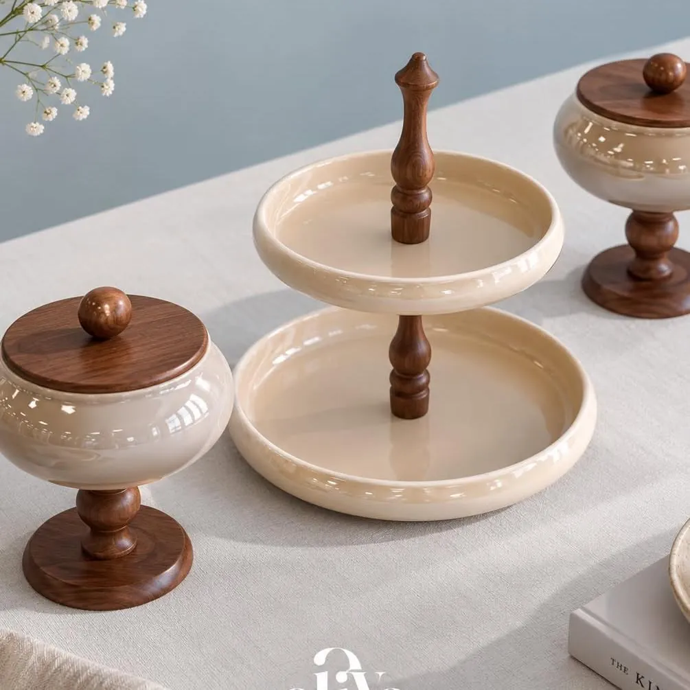 Wooden Serving Set