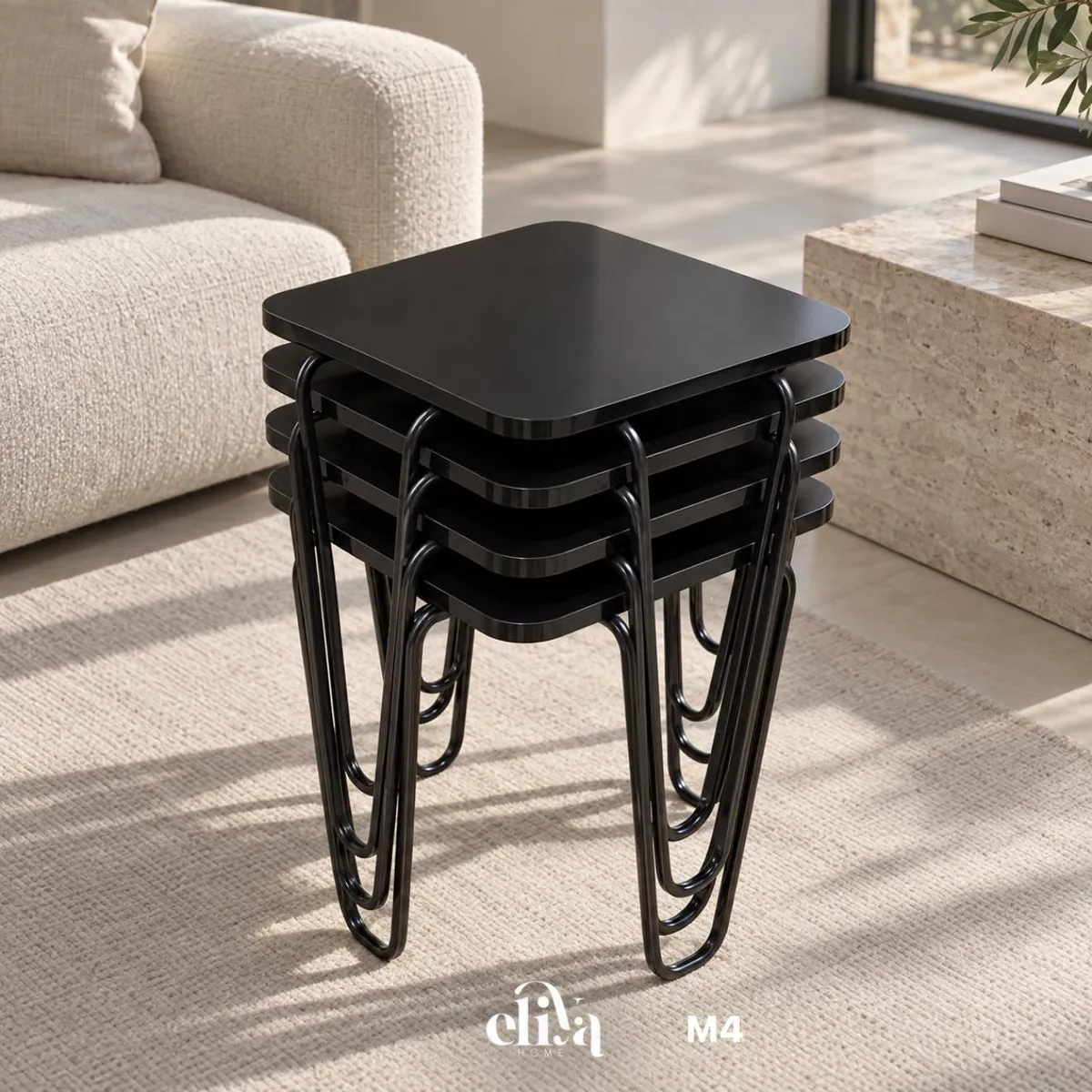 Luxury Square Nested Table Set