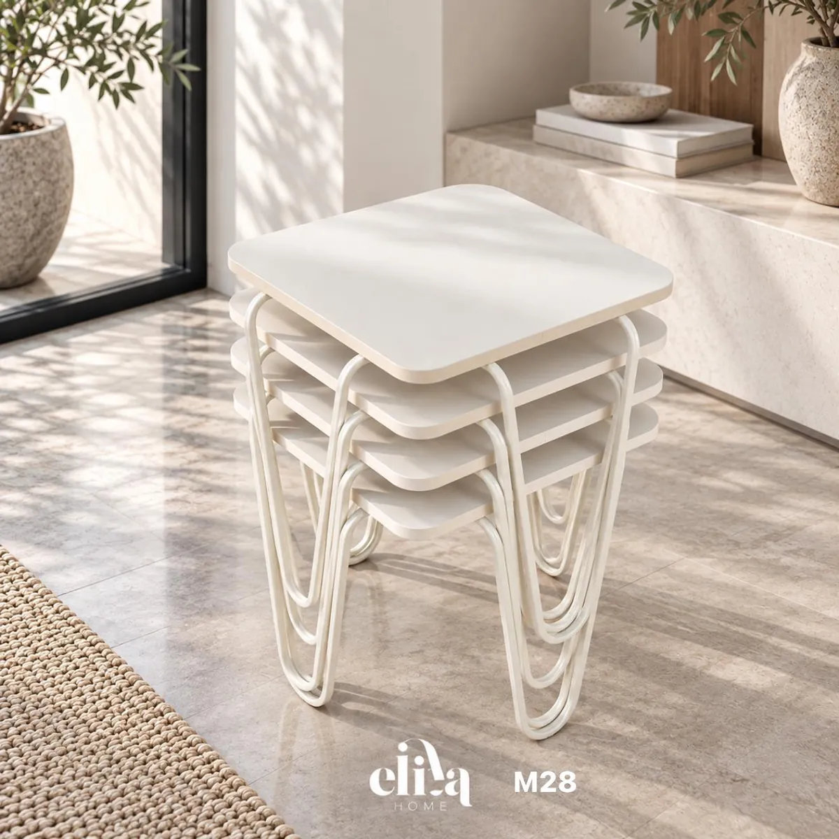 Luxury Square Nested Table Set