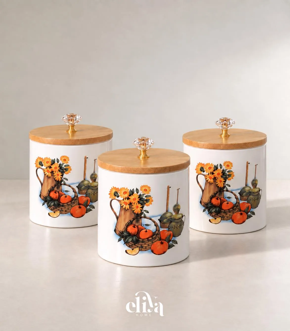 Trend Triple Sugar Jar Set