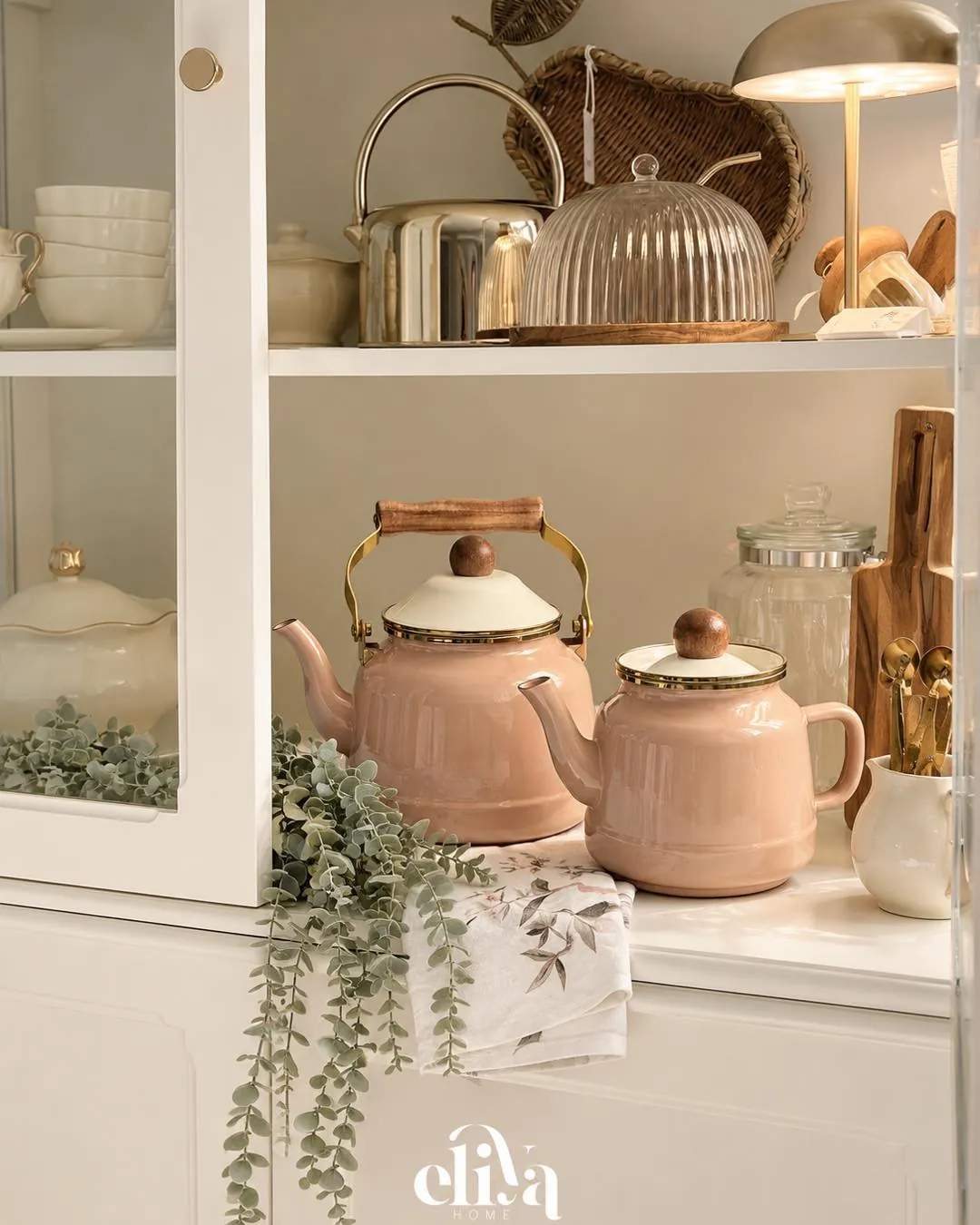 Ginko Metal Kettle and Teapot Set