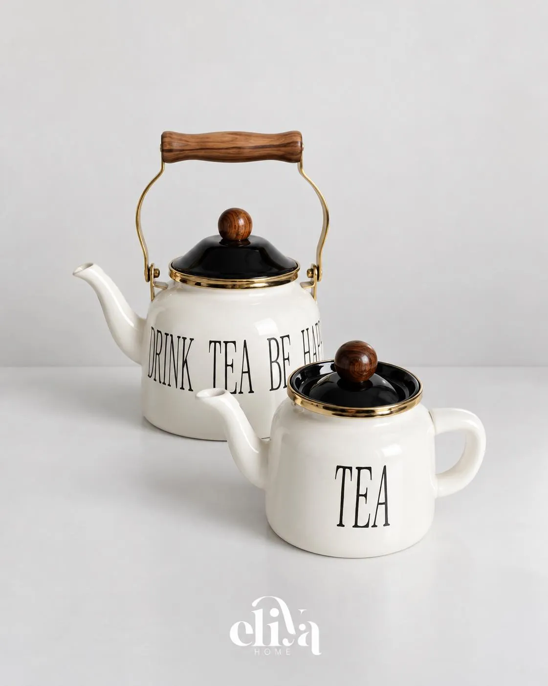 Ginko Metal Kettle and Teapot Set