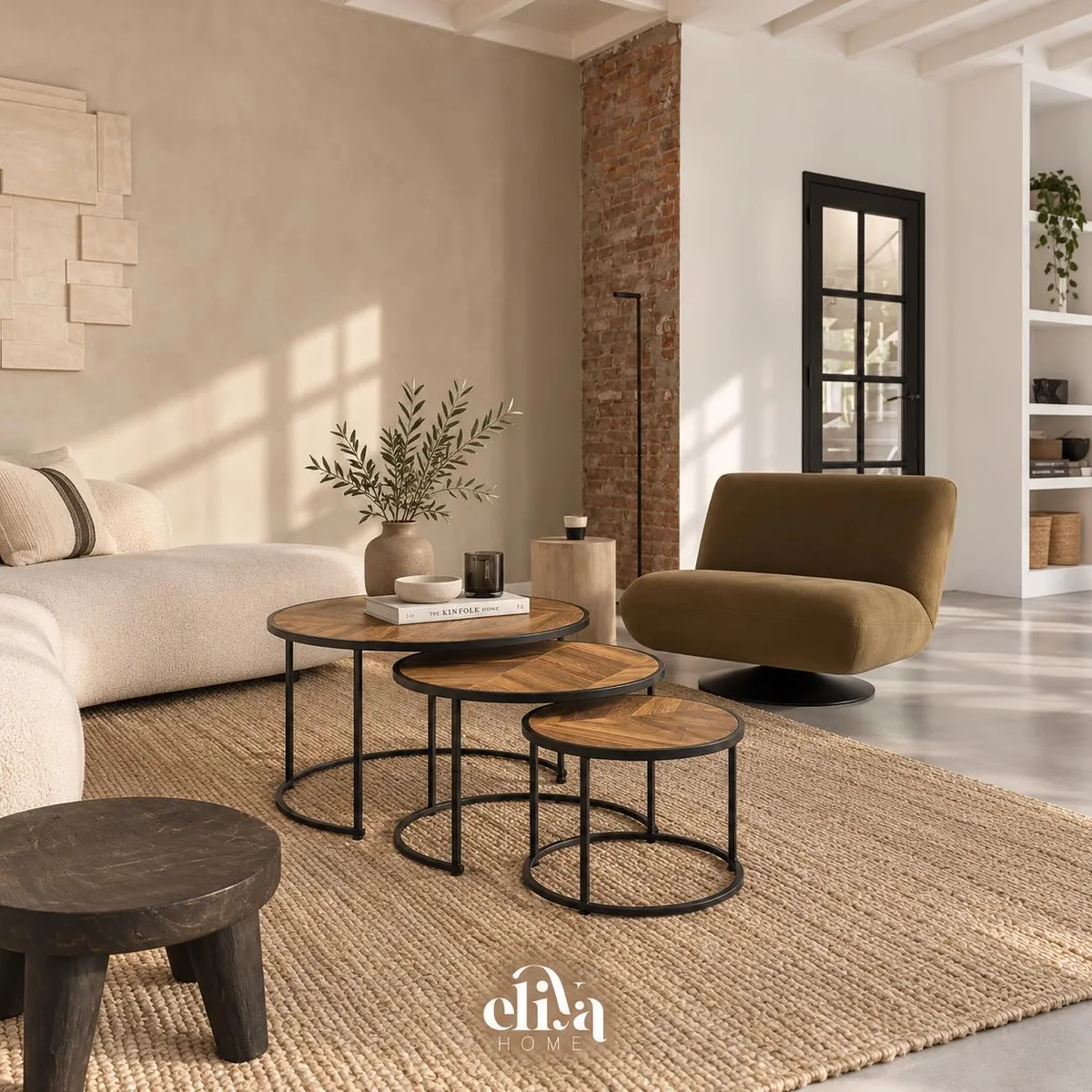 Triple Nesting Table Set