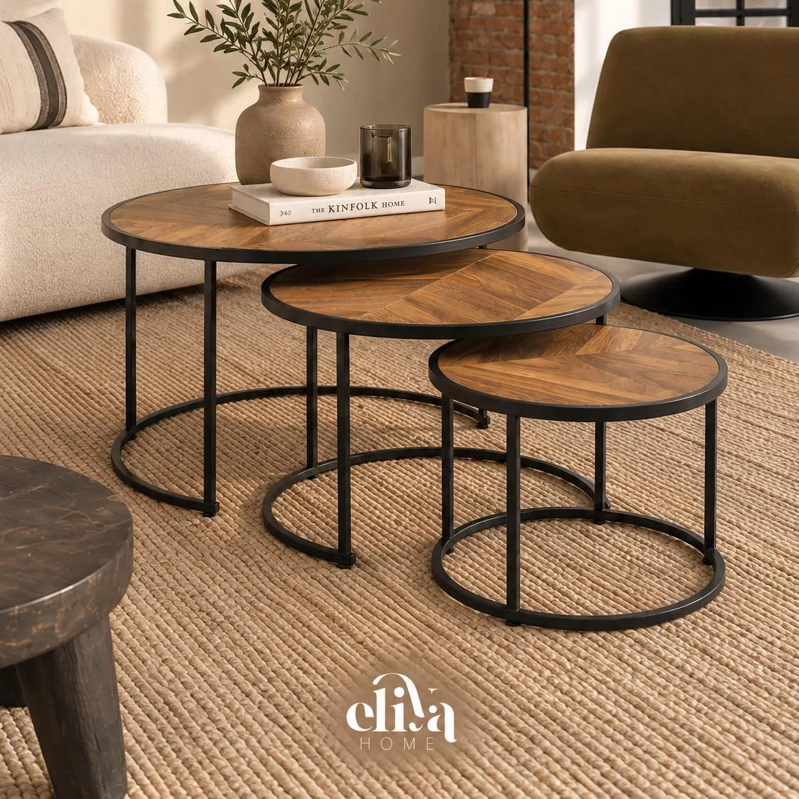 Triple Nesting Table Set