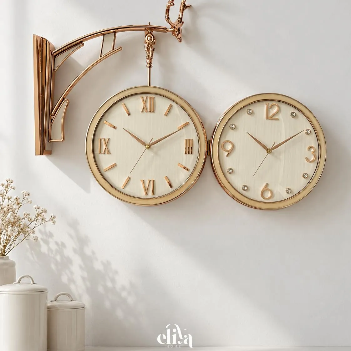 Double-Sided Clock