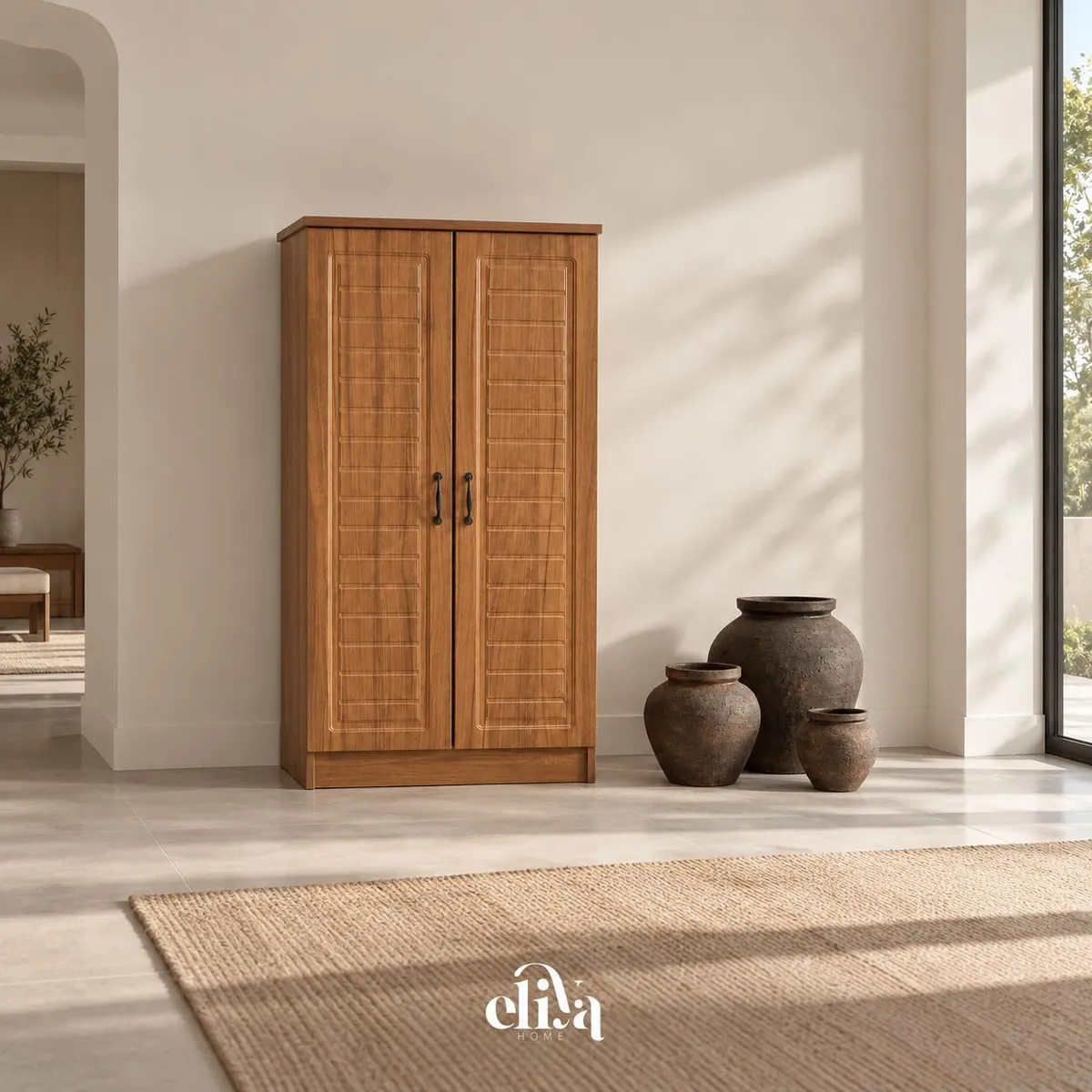 Royal Large Natural Wood Cabinet