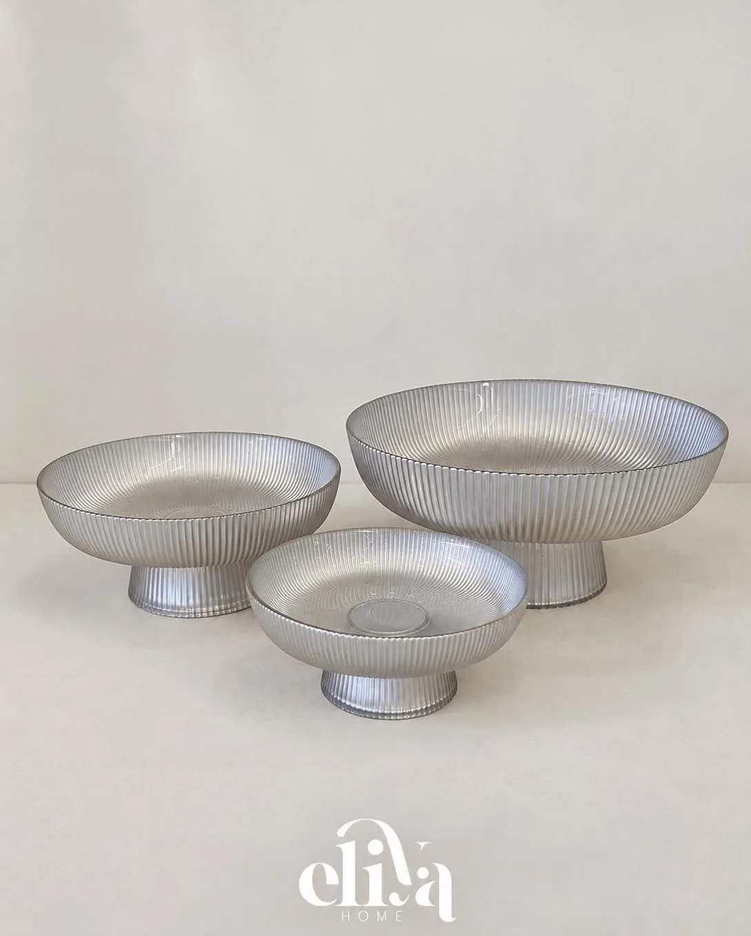 Three-Piece Metal Dessert Set