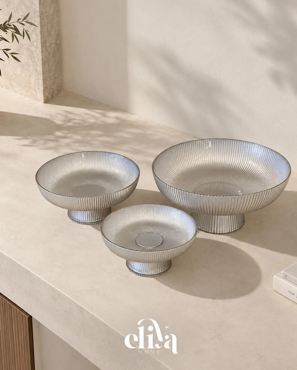 Three-Piece Metal Dessert Set