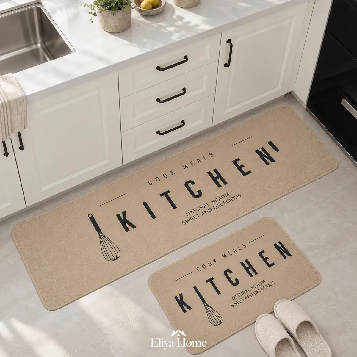 Turkish Double Door Mat Set