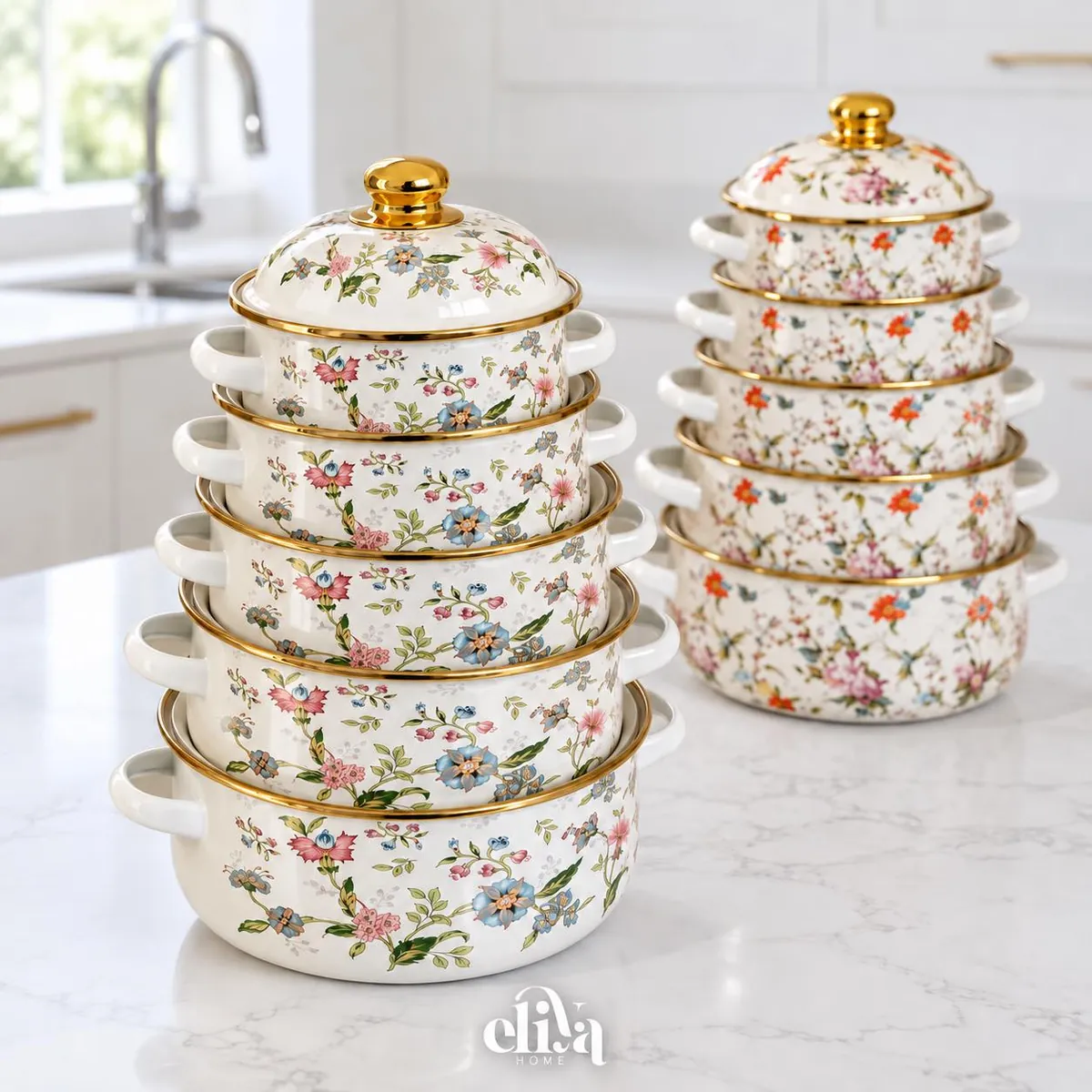 5-Piece Heavy Metal Pot Set
