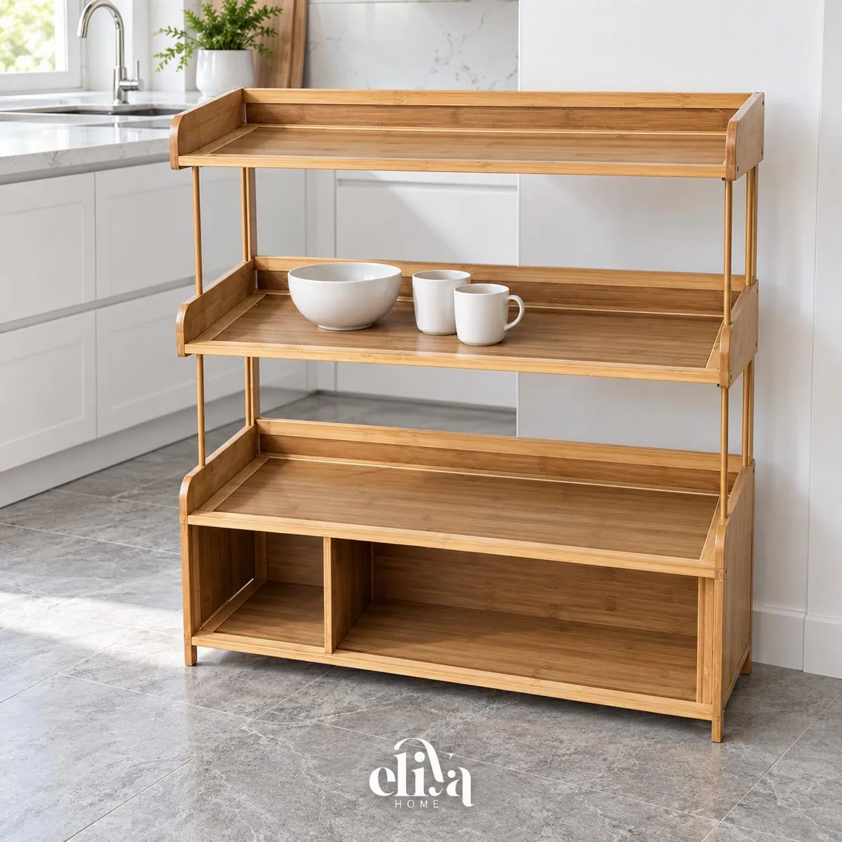 Wooden Organizer Shelf