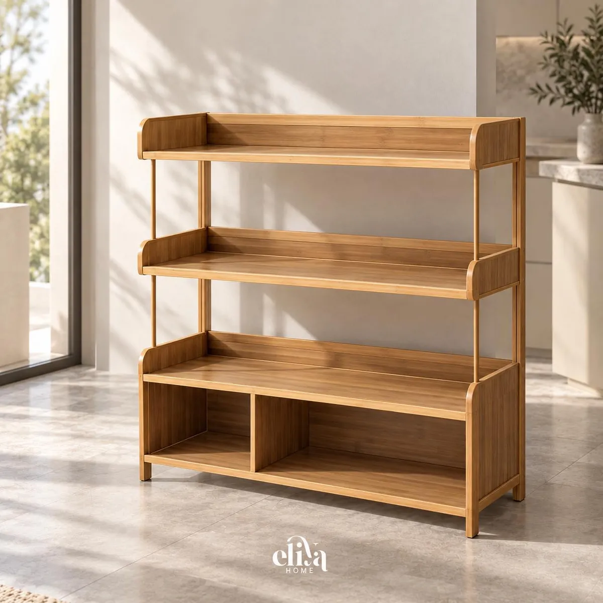 Wooden Organizer Shelf