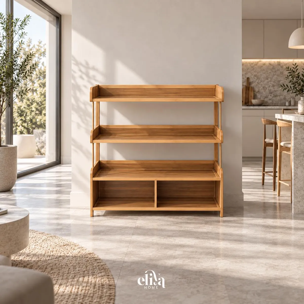 Wooden Organizer Shelf