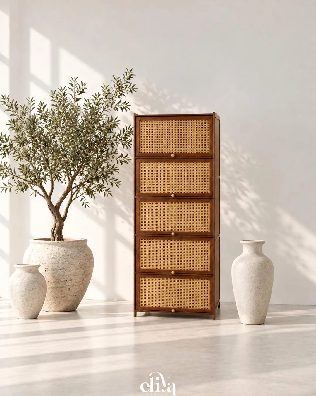 Bamboo Shoe Rack