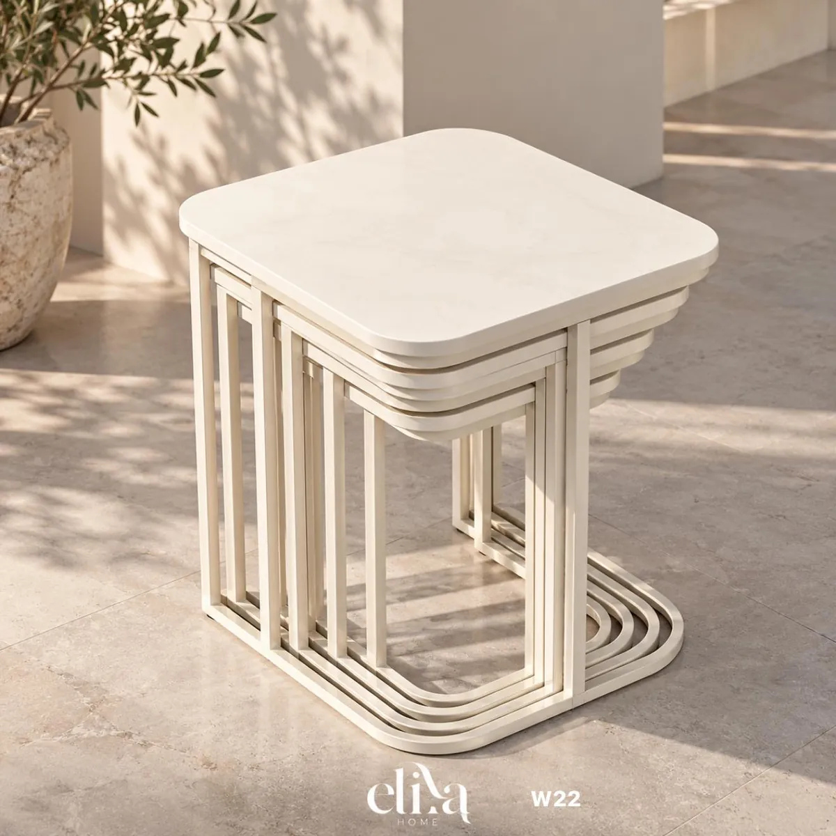 4-Piece Nesting Tables Set