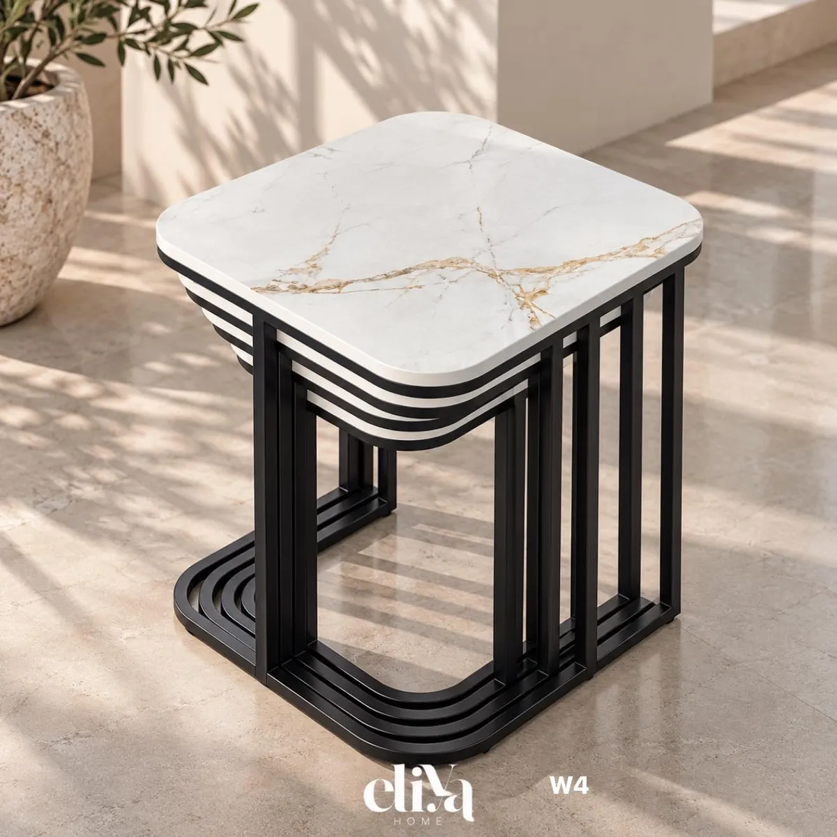 4-Piece Nesting Tables Set