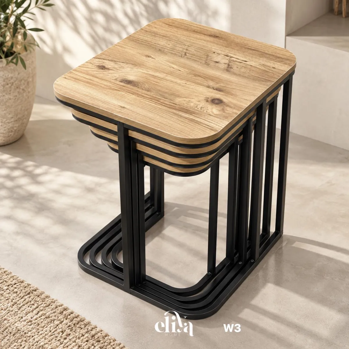 4-Piece Nesting Tables Set