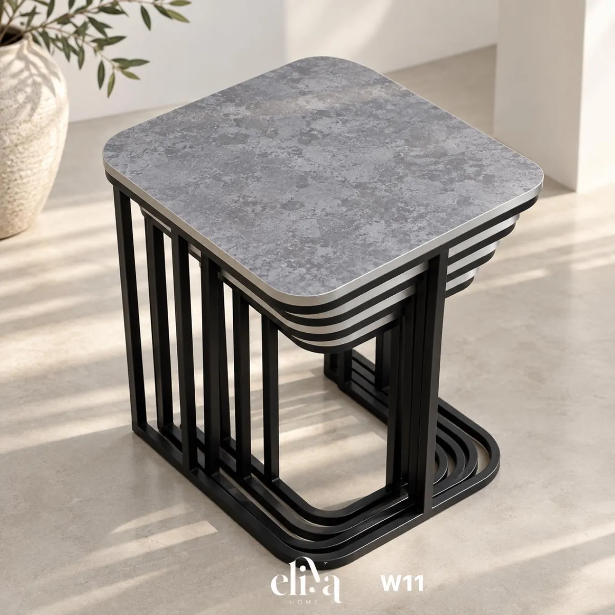 4-Piece Nesting Tables Set