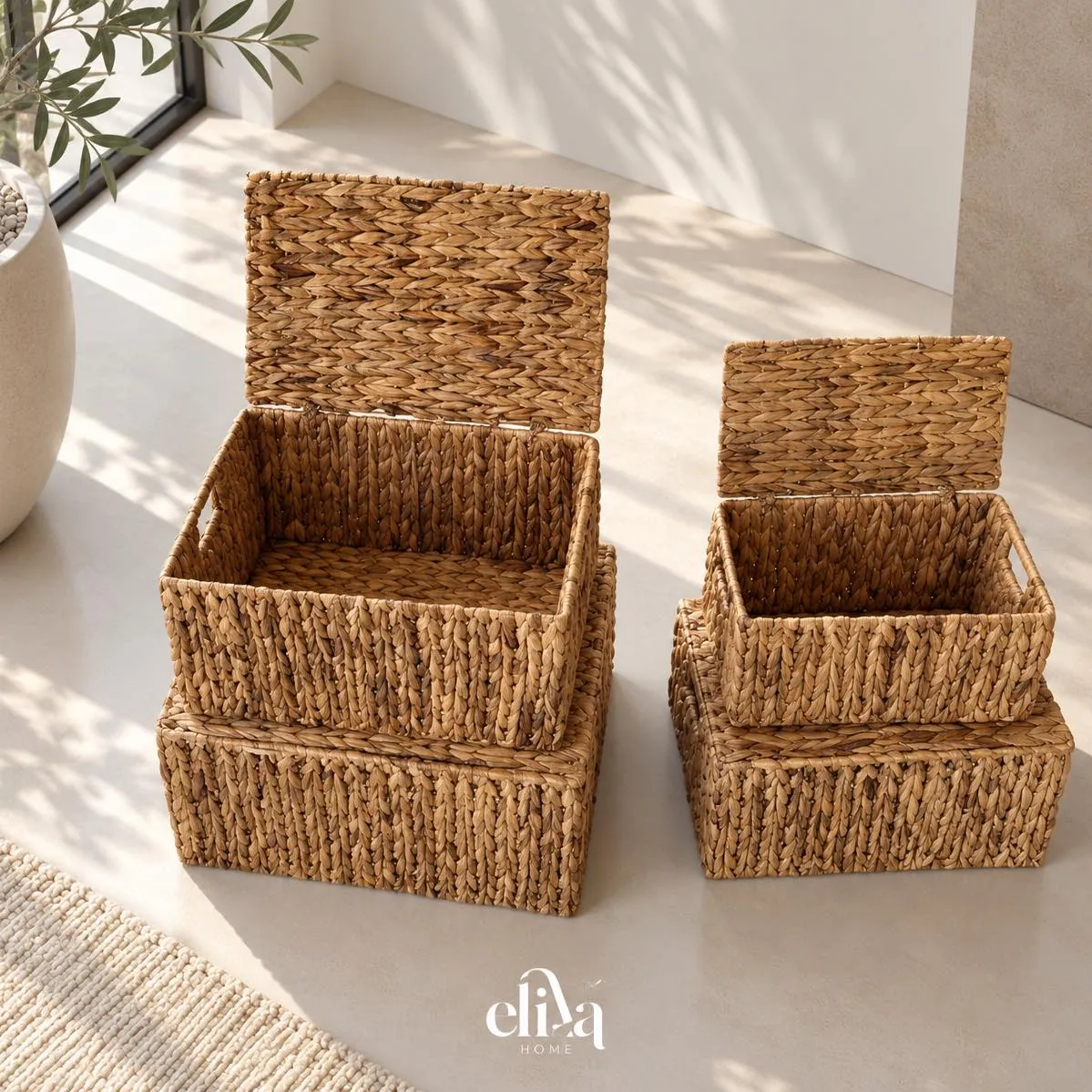 Original Wicker Basket Set (4 Pieces)