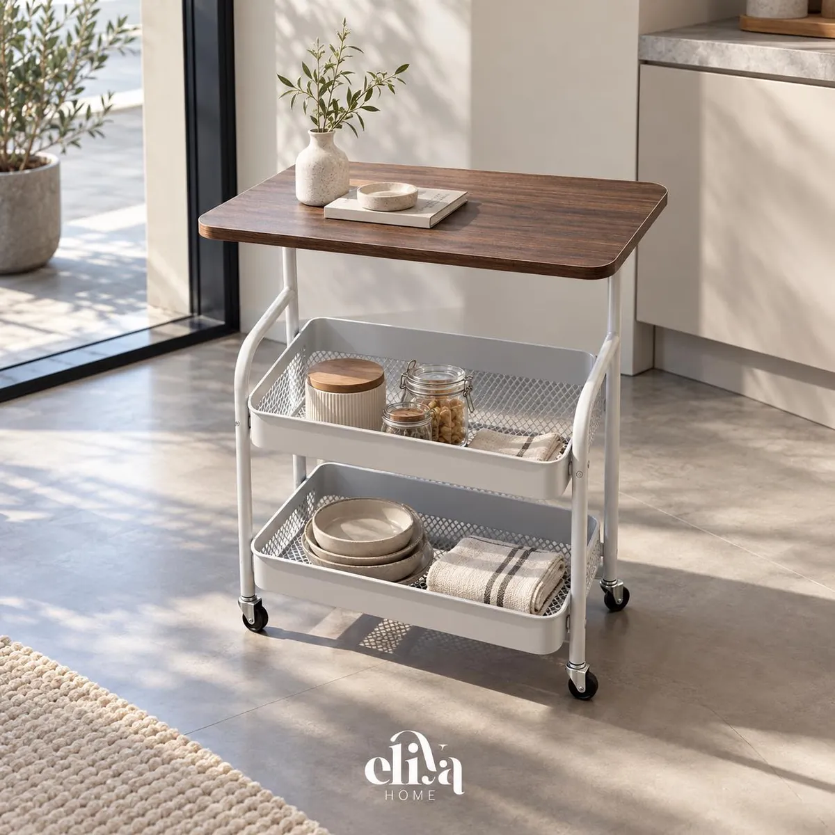 Wood and Iron Table