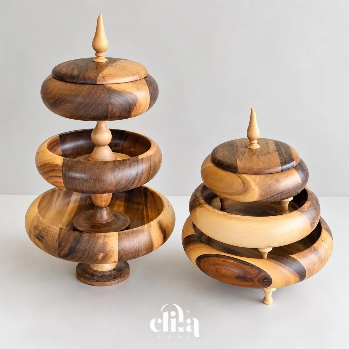 Wooden Triple Set