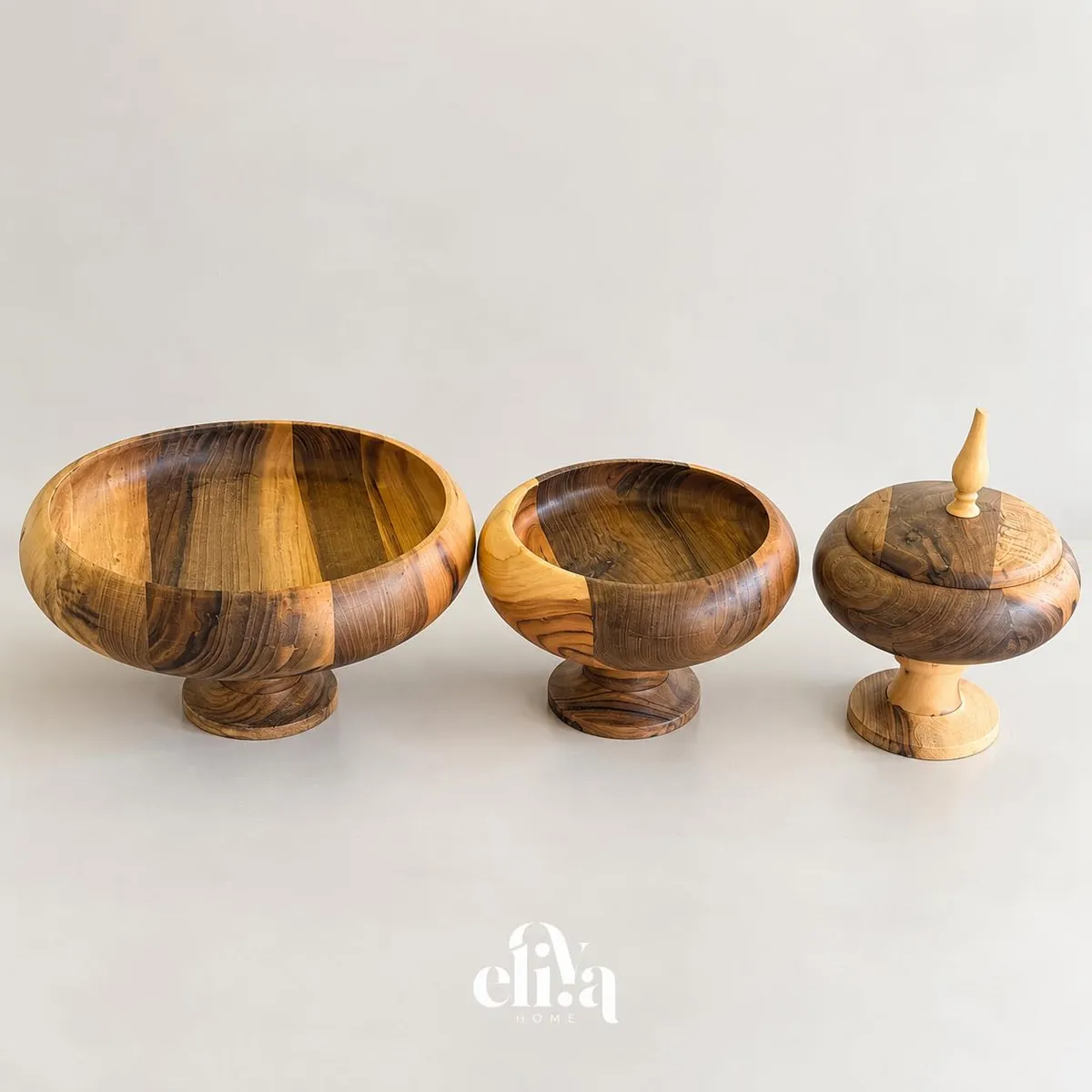 Wooden Triple Set