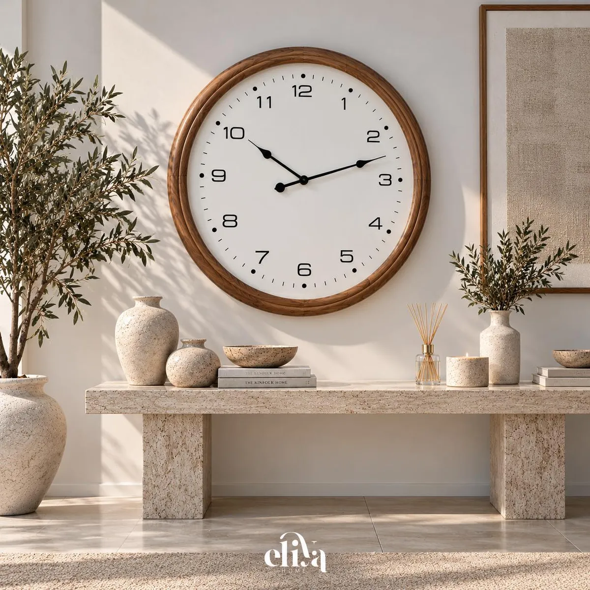 Wooden Wall Clock