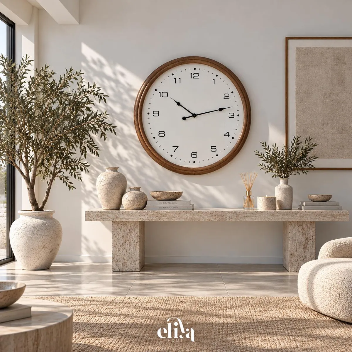 Wooden Wall Clock