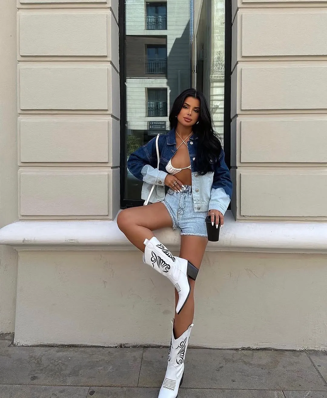 Women's White Cowboy Boots