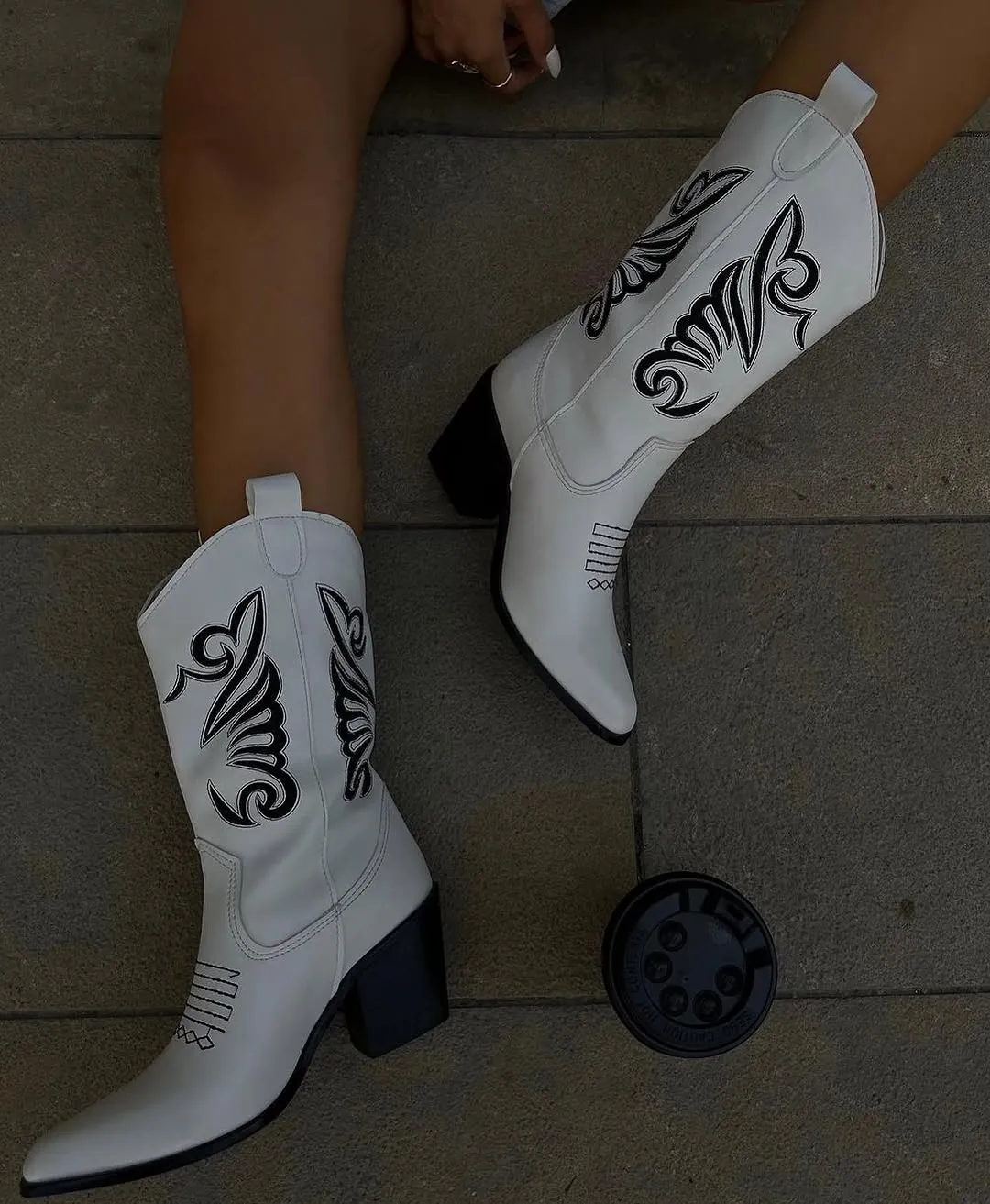 Women's White Cowboy Boots