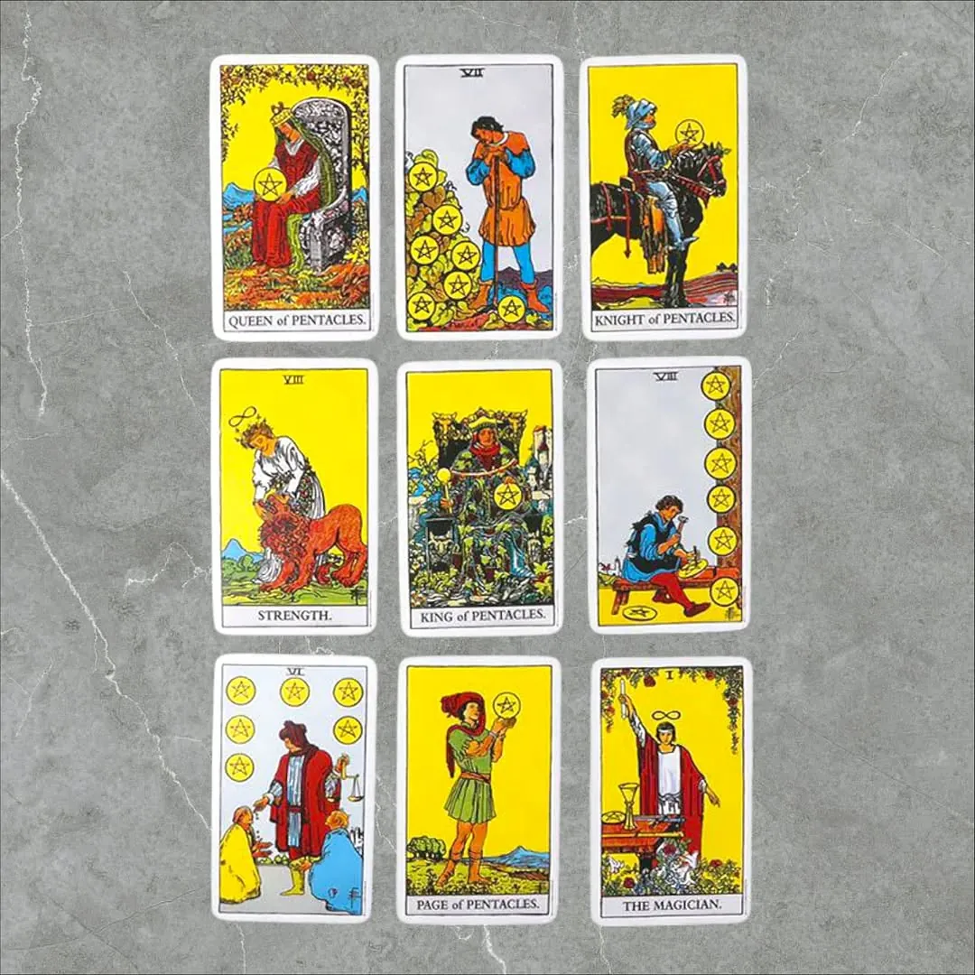 Original Rider Tarot Cards with Arabic Interpretation Book