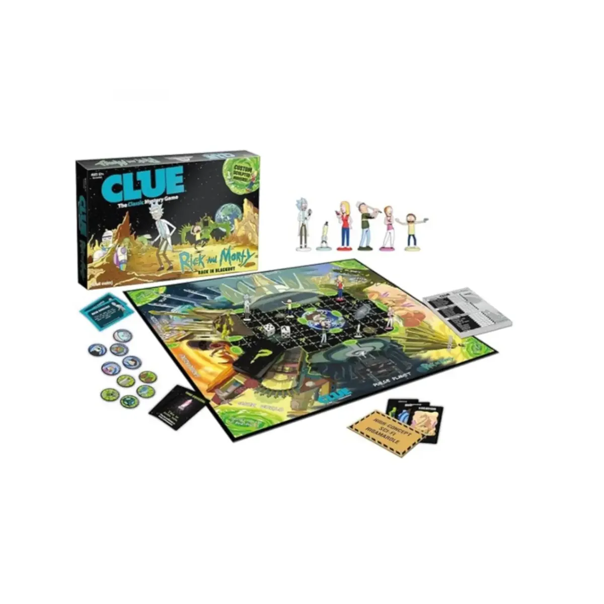 Cluedo Rick and Morty Board Game