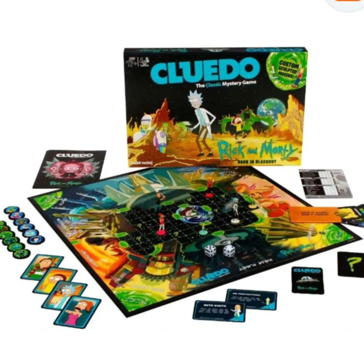 Cluedo Rick and Morty Board Game
