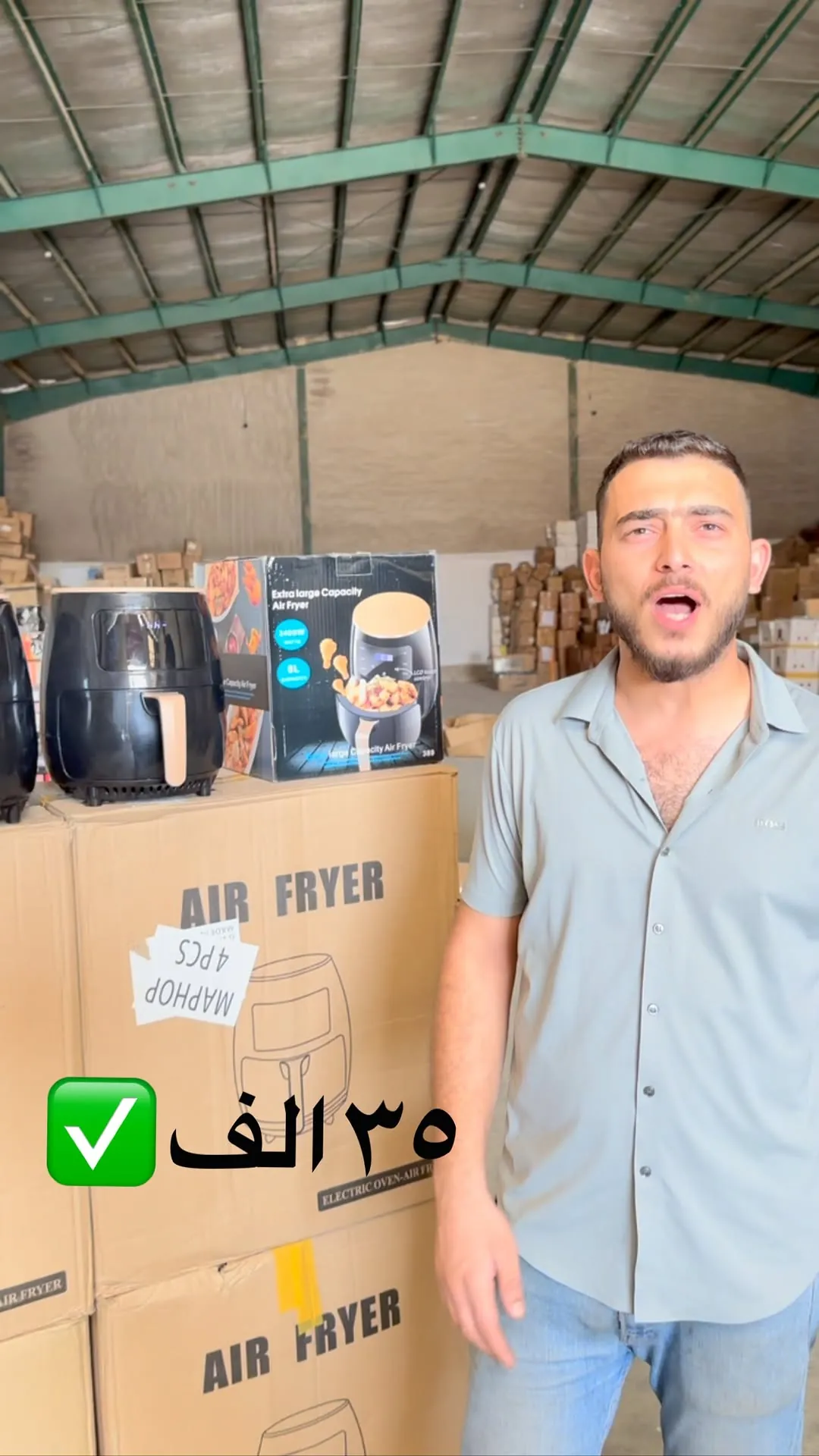 Air Fryer + Heater 8 Liters