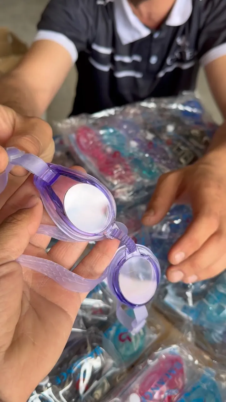 Purple Swimming Goggles