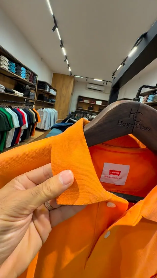Levi's Orange Polo Shirt