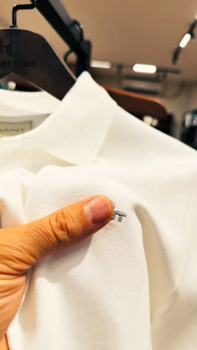Men's White Polo Shirt