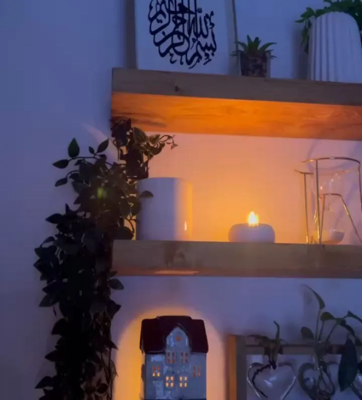 Natural Wood Wall Shelves