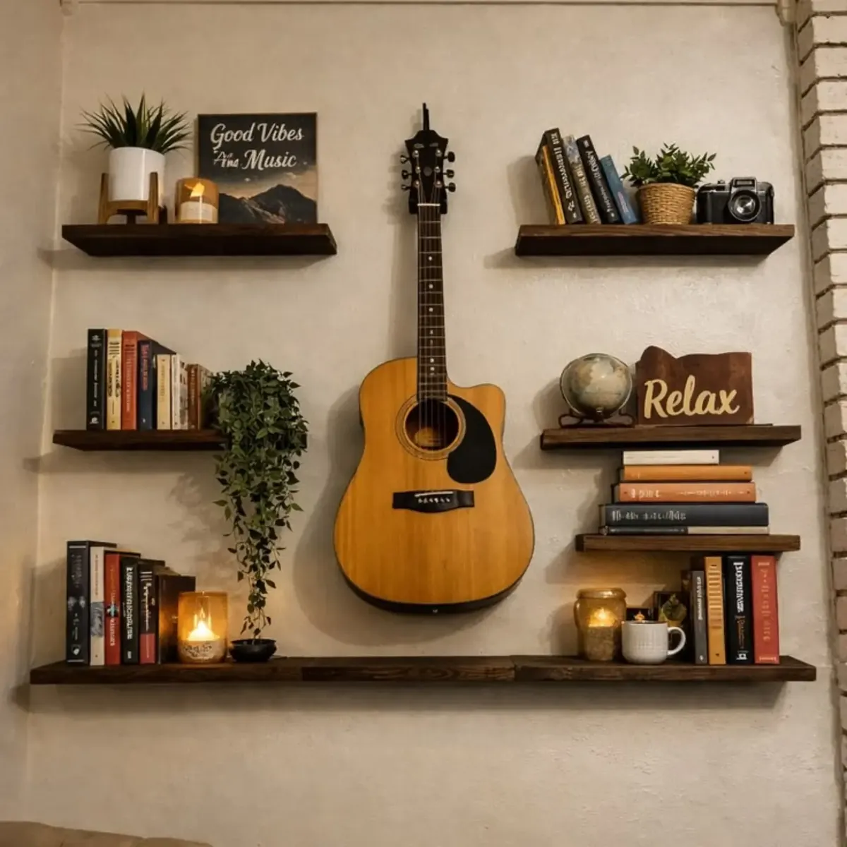Wooden Decorative Shelves