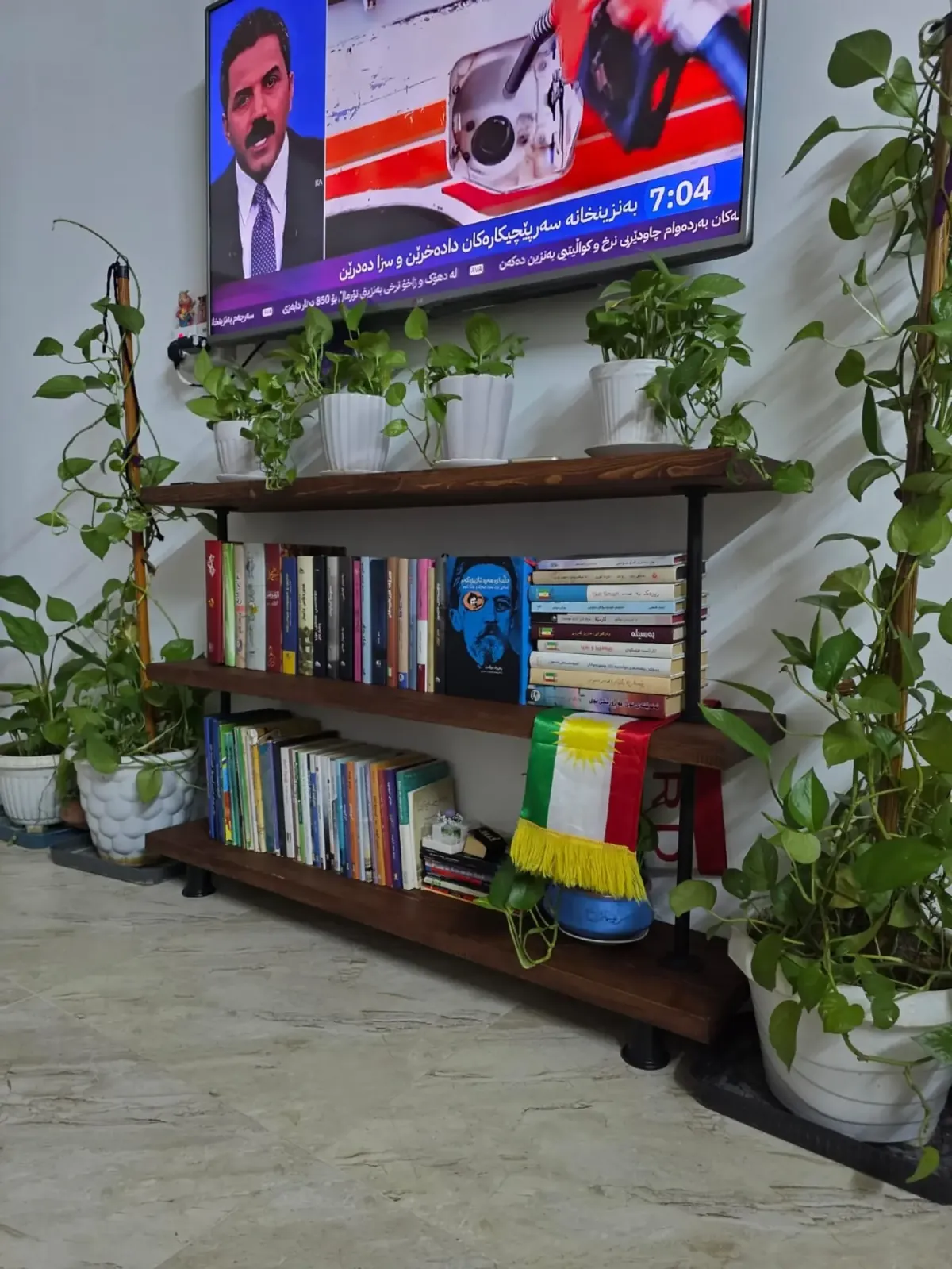 Natural Wood Decorative Shelves