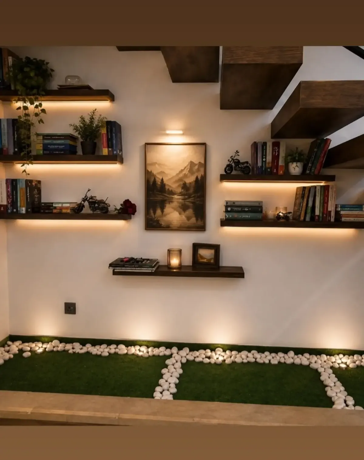 Wooden Decorative Corner Shelves