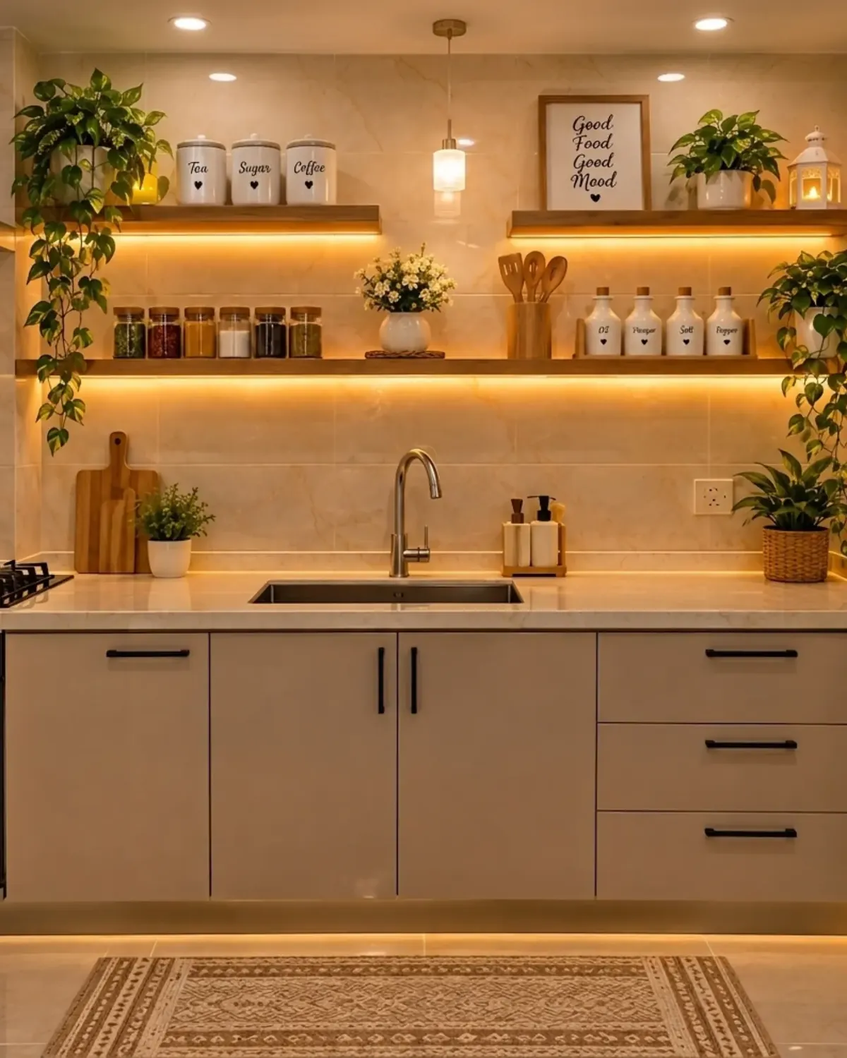 Natural Wood Decorative Corner Shelves