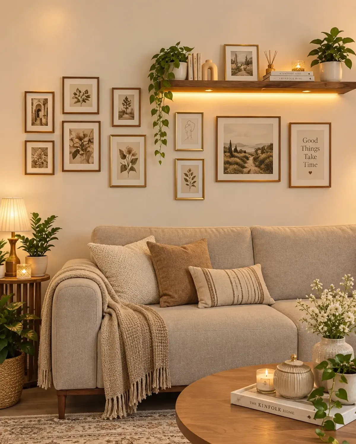 Natural Wood Decorative Corner Shelves