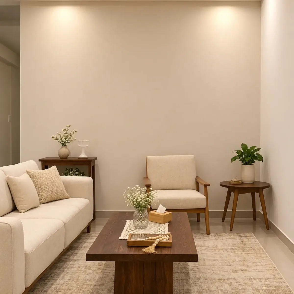 Natural Wood Decorative Shelf