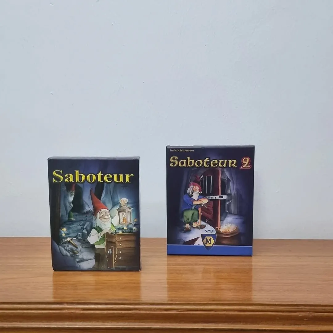 Saboteur and Saboteur 2 Board Games